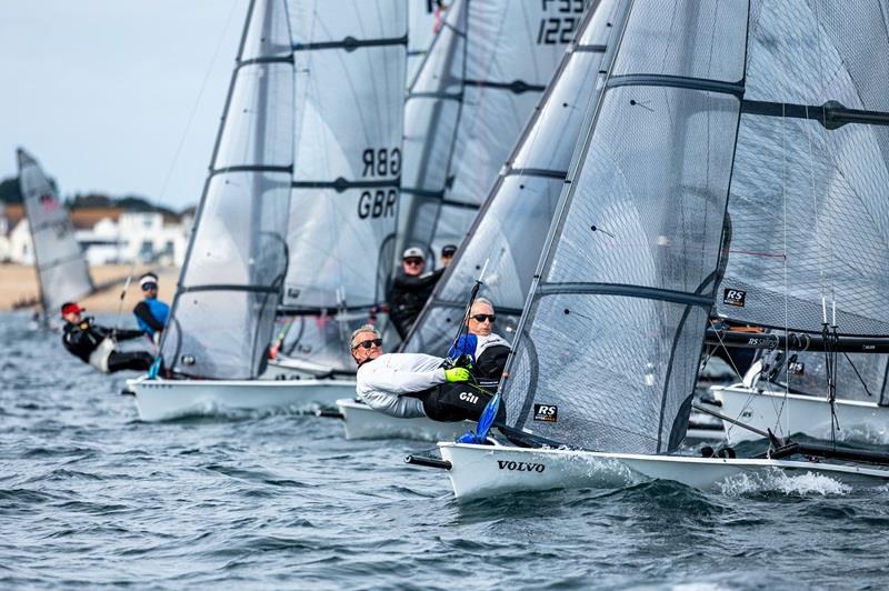 Martin Orton and Ian Brooks on day 4 of the RS800 Noble Marine National Championship photo copyright Phil Jackson / Digital Sailing taken at Hayling Island Sailing Club and featuring the RS800 class