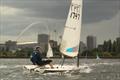 Brent Regatta 2024: Visitor Andrew Cooney in an Aero 5 © Joy Walter, Welsh Harp Sailing Club