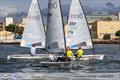 Belgium vs Lituania - European Team Race Youth RS Aero Championships in Cagliari © Elena Giolai