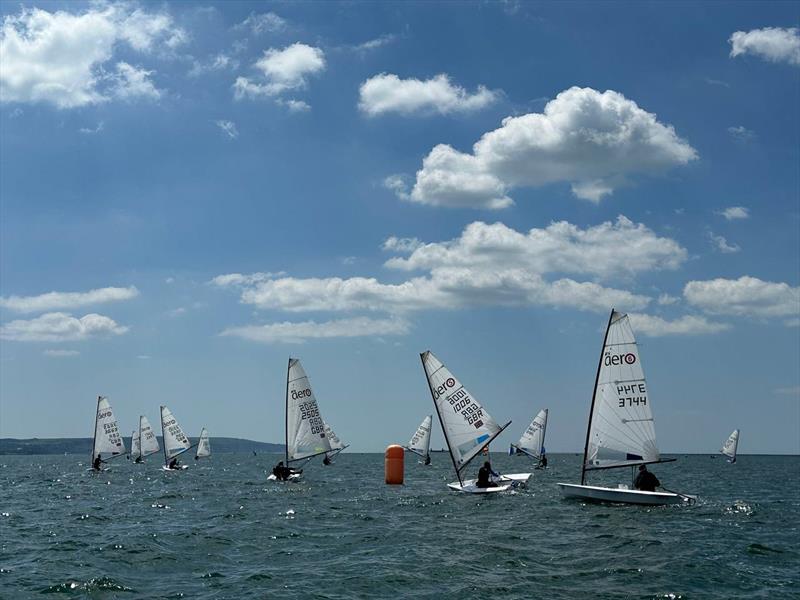 RS Aeros at the Lymington Dinghy Regatta - photo © Adrian Chisnell