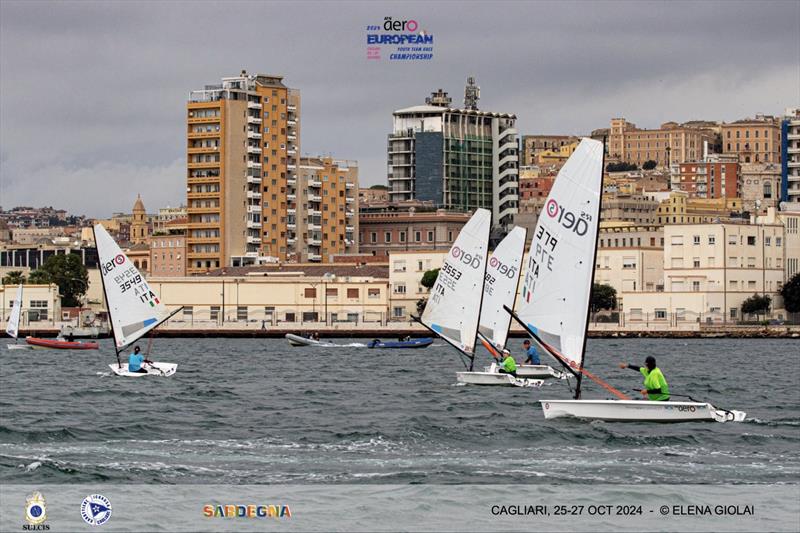 European Team Race Youth RS Aero Championships in Cagliari - Day 1 - photo © Elena Giolai