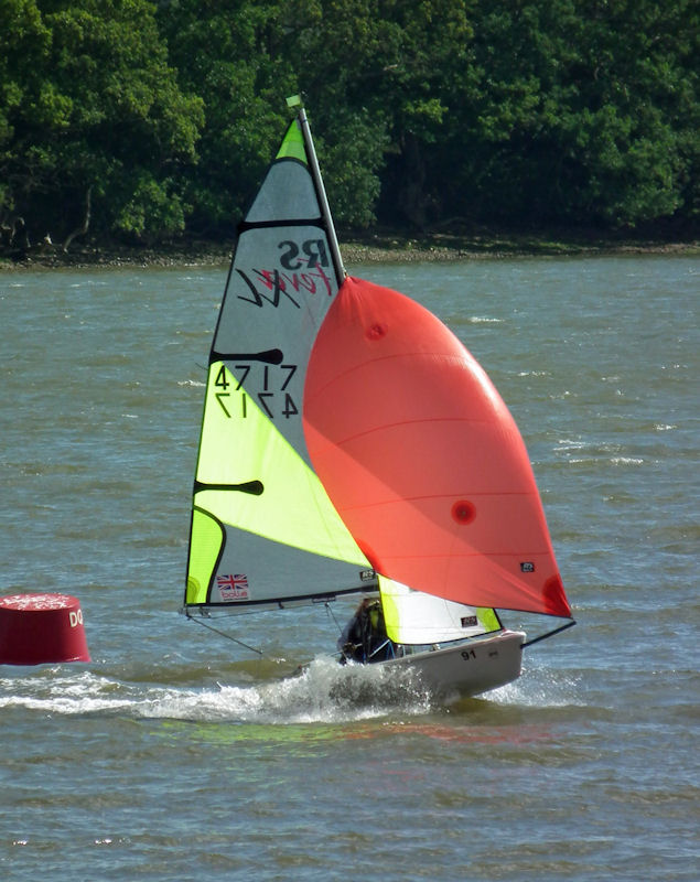 Junior handicap winners Delanie Rutter and Eve Townsend at the Dell Quay SC Regatta photo copyright Charlotte Dawber taken at Dell Quay Sailing Club and featuring the RS Feva class