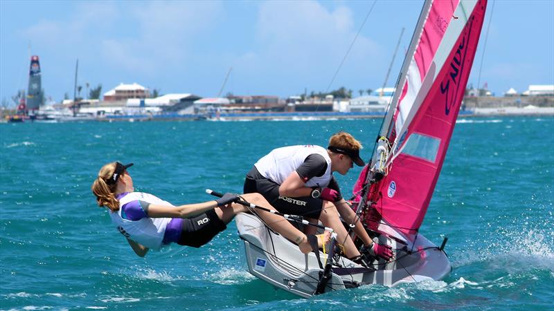 RS Feva sailing in Bermuda photo copyright RS Sailing taken at  and featuring the RS Feva class