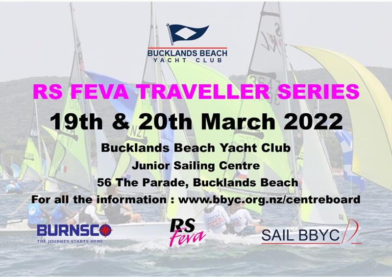 RS Feva Traveller Series  - Bucklands Beach YC 19-20 March 2022 photo copyright NZ Sailcraft taken at Bucklands Beach Yacht Club and featuring the RS Feva class