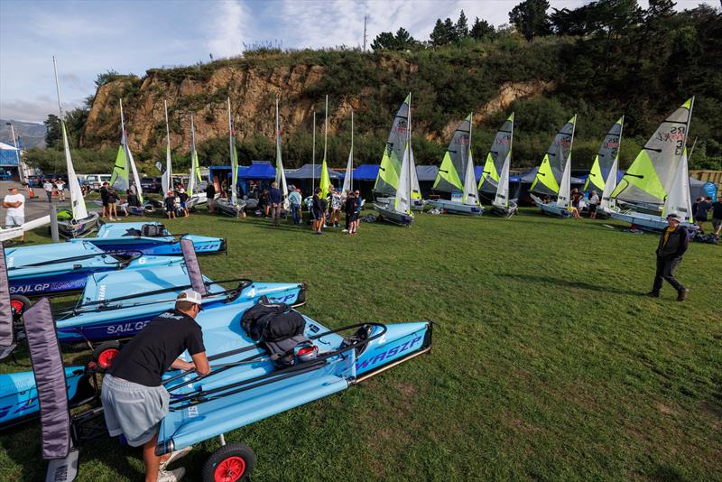 South Island RS Feva Championships - part of the Inspire RS Sailing program - ITM New Zealand Sail Grand Prix in Christchurch - photo © Felix Diemer/SailGP