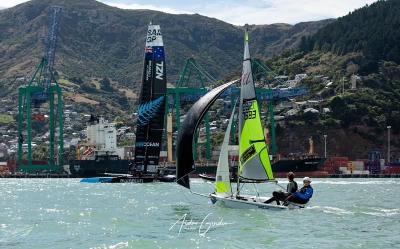 RS Fevas were part of the SailGP Inspire Regatta at SailGP Christchurch - March 19, 2023 - photo © Justin Mitchell