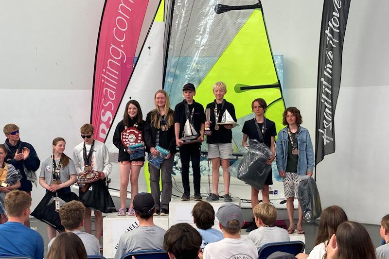 Rooster RS Feva UK National Championships at Pwllheli photo copyright Dave Wood taken at Plas Heli Welsh National Sailing Academy and featuring the RS Feva class