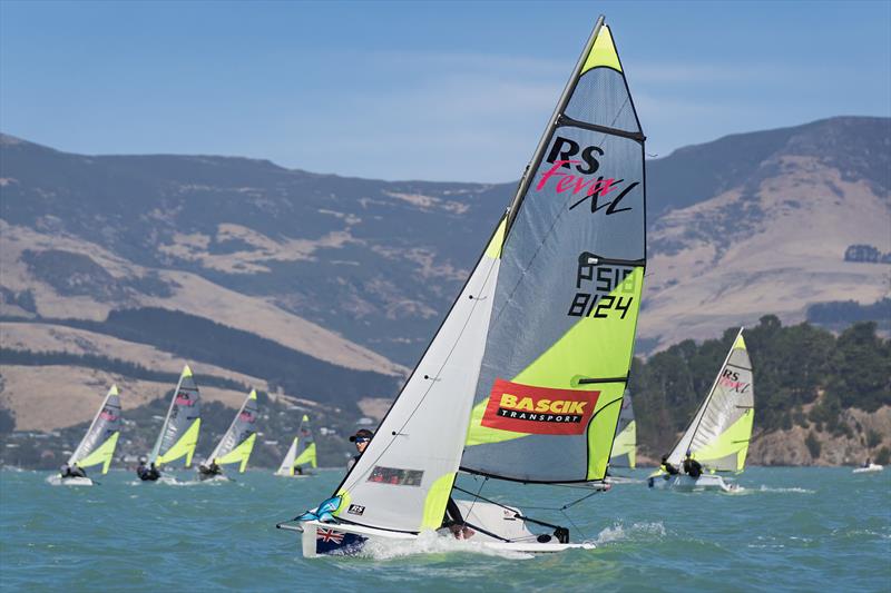 RS Fevas racing in the SailGP Inspire program - Lyttelton - March 22, 2024 - photo © Justin Mitchell