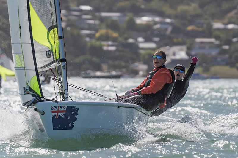 RS Fevas racing in the SailGP Inspire program - Lyttelton - March 22, 2024 - photo © Justin Mitchell