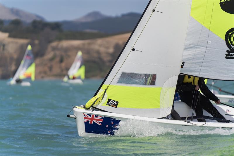 RS Fevas racing in the SailGP Inspire program - Lyttelton - March 22, 2024 - photo © Justin Mitchell