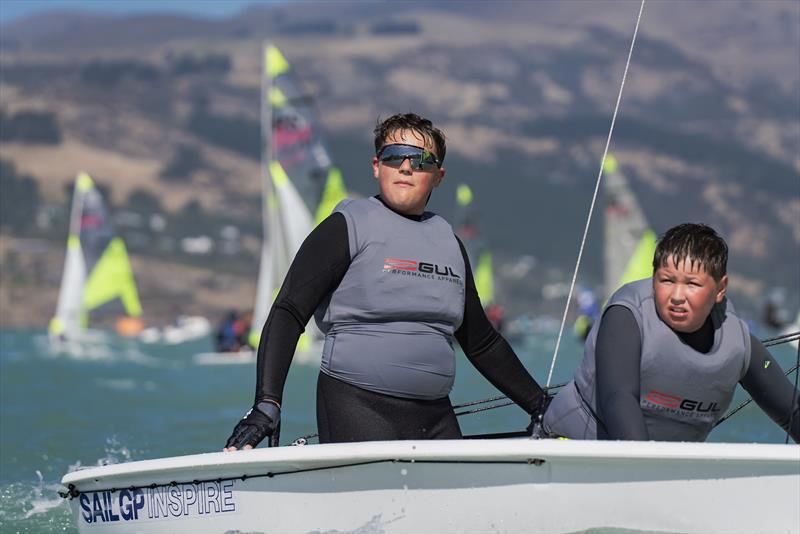 RS Fevas racing in the SailGP Inspire program - Lyttelton - March 22, 2024 - photo © Justin Mitchell