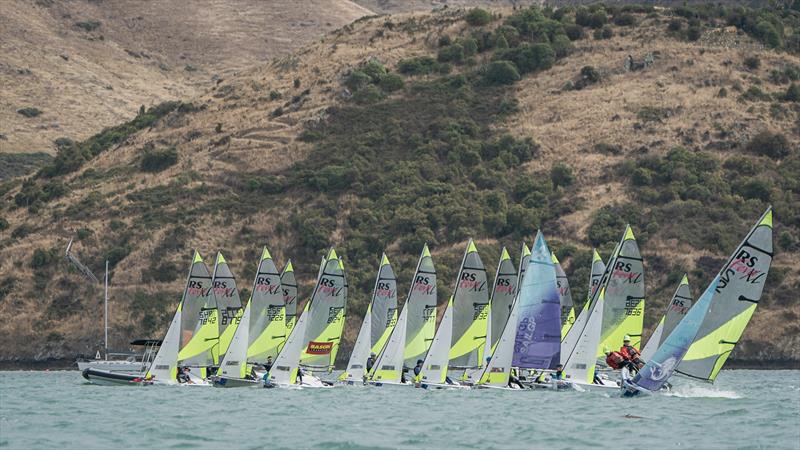 RS Fevas racing in the SailGP Inspire program - Lyttelton - March 23, 2024 - photo © Justin Mitchell