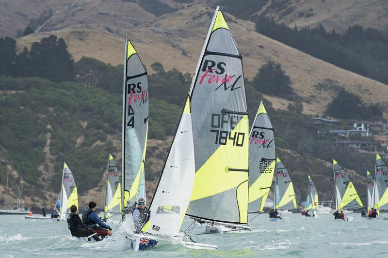 RS Fevas racing in the SailGP Inspire program - Lyttelton - March 23, 2024 - photo © Justin Mitchell