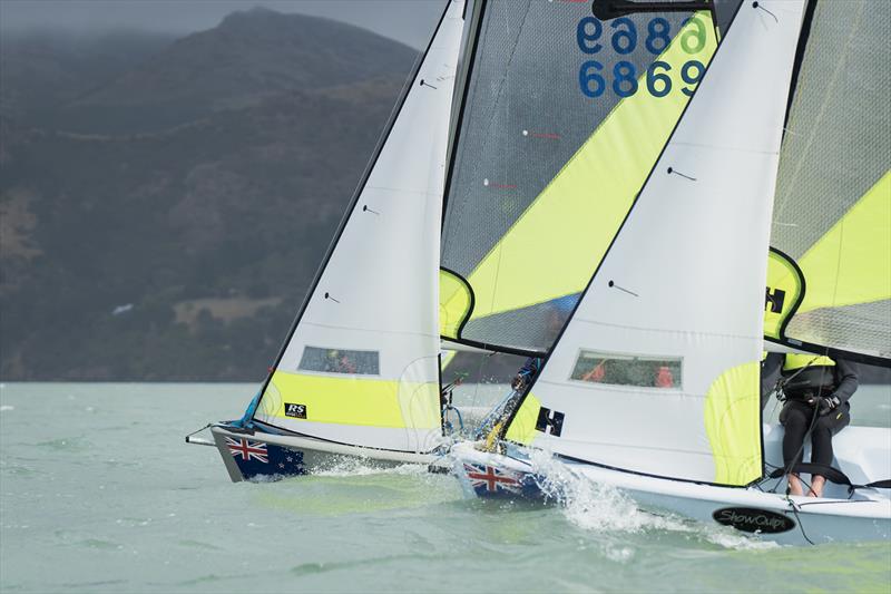 RS Fevas racing in the SailGP Inspire program - Lyttelton - March 23, 2024 - photo © Justin Mitchell