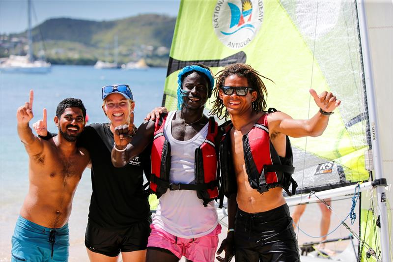 RS Feva at Antigua Sailing Week 2024 photo copyright Paul Wyeth taken at Antigua Yacht Club and featuring the RS Feva class