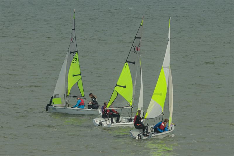 Girls Day at Downs Sailing Club with KSSA photo copyright Robert Brown taken at Downs Sailing Club and featuring the RS Feva class