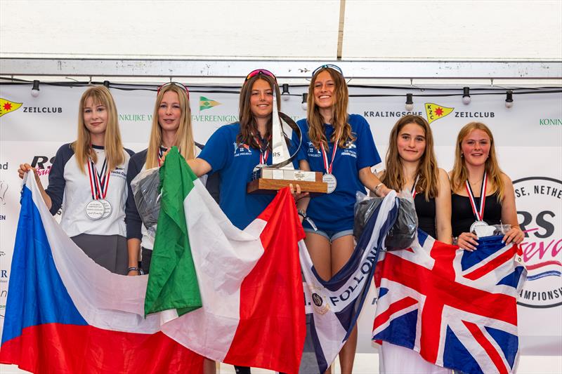 2024 RS Feva World Championships Female Category Winners photo copyright Oli King Photography taken at Aquavitesse and featuring the RS Feva class