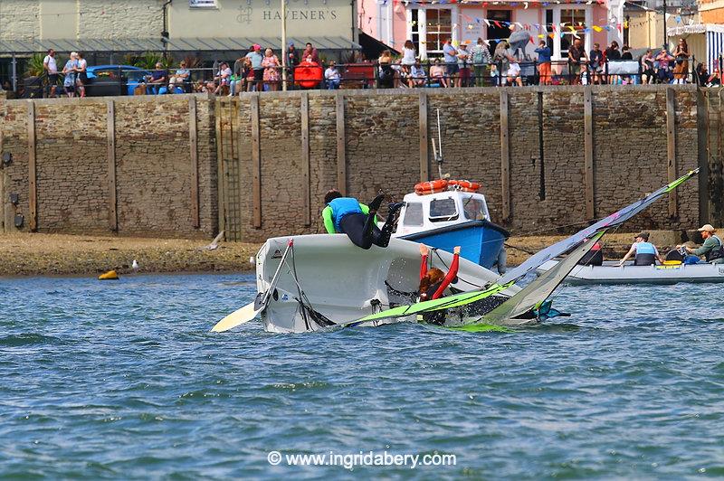 Fowey Royal Regatta 2024 photo copyright Ingrid Abery / www.ingridabery.com taken at Royal Fowey Yacht Club and featuring the RS Feva class