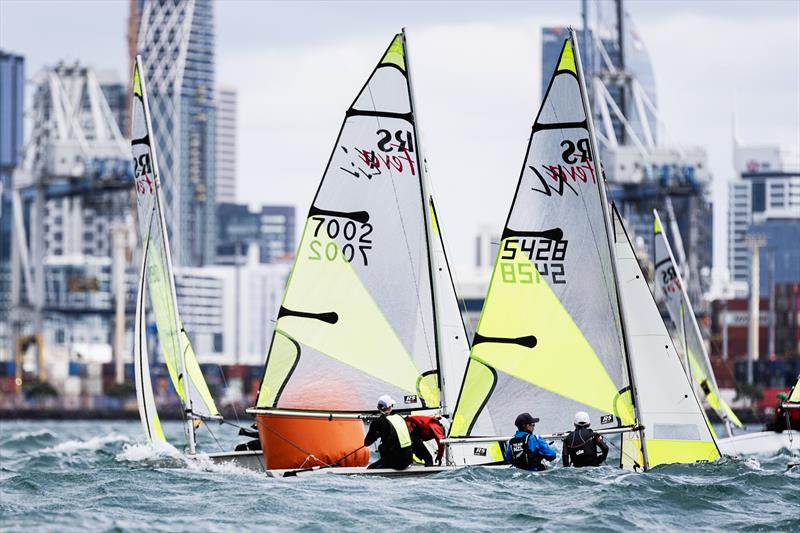 Day 1 - SailGP Inspire- RS Feva - Royal Akarana YC - Jan 17, 2025 - photo © Justin Mitchell