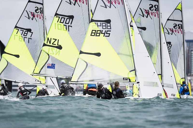 Day 1 - SailGP Inspire- RS Feva - Royal Akarana YC - Jan 17, 2025 - photo © Justin Mitchell