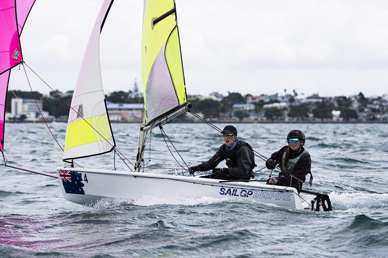 Day 1 - SailGP Inspire- RS Feva - Royal Akarana YC - Jan 17, 2025 - photo © Justin Mitchell