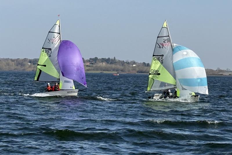 RS Feva Class National Open Training Coached Regatta at Draycote Water photo copyright Duncan West taken at Draycote Water Sailing Club and featuring the RS Feva class