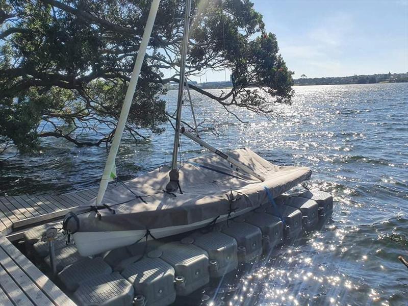 RS Quest set up on a newly installed DockPro - photo © NZ Sailcraft