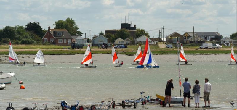 Juniors on day 2 at Learning & Skills Solutions Pyefleet Week - photo © Gary Eason