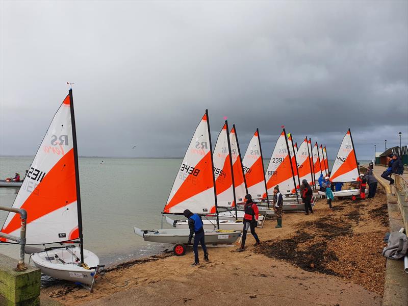 Isle of Wight RS Tera Championship photo copyright Luke Bradley taken at Gurnard Sailing Club and featuring the RS Tera class