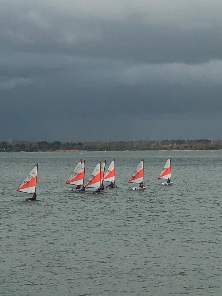 Isle of Wight RS Tera Championship photo copyright Luke Bradley taken at Gurnard Sailing Club and featuring the RS Tera class