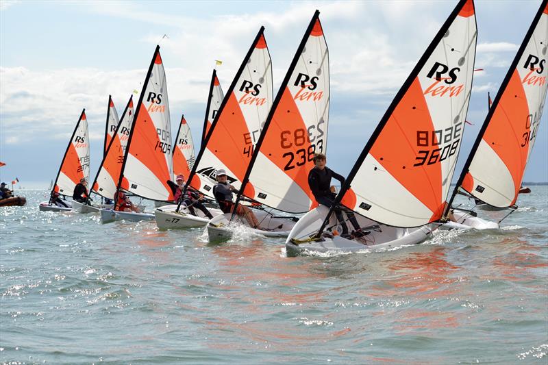 Gurnard Sailing Club Junior Championship photo copyright Jenny Preston taken at Gurnard Sailing Club and featuring the RS Tera class