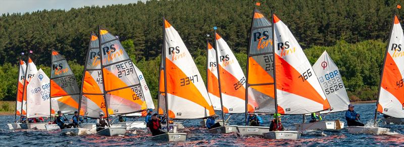 NEYYSA North Junior Championships - Tera Start at DRSC photo copyright Dave Woods taken at Derwent Reservoir Sailing Club and featuring the RS Tera class