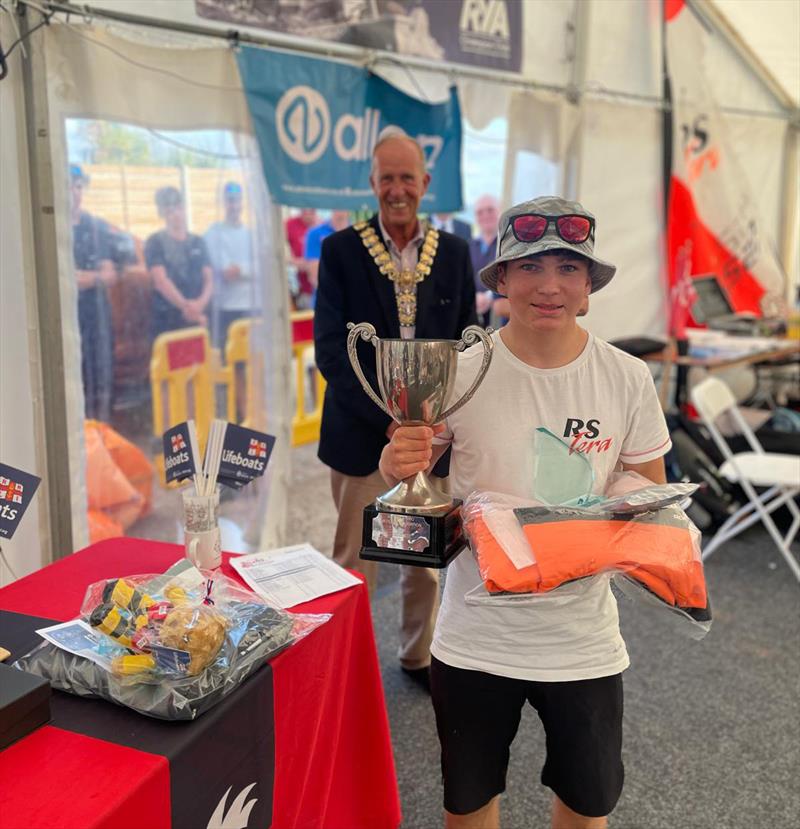 Pro Champion - Will Stratton-Brown in the Rooster RS Tera Nationals at Thorpe Bay - photo © Mark Dell