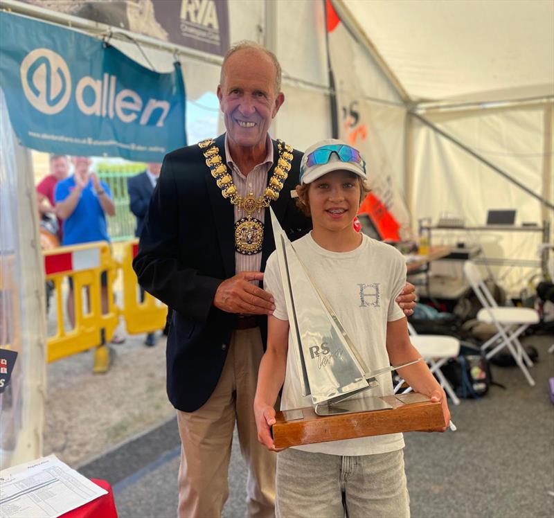 Sport Champion - Rafe Bradey in the Rooster RS Tera Nationals at Thorpe Bay - photo © Mark Dell