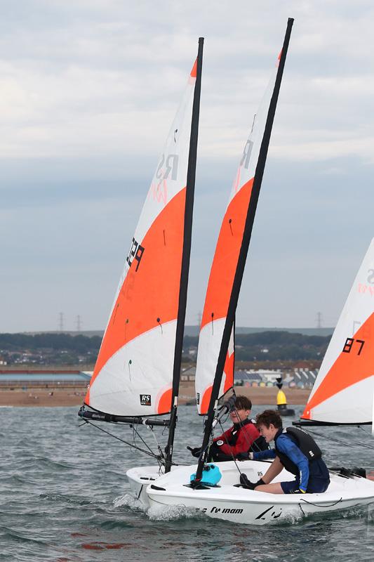 West Sussex Schools & Youth Sailing Association Regatta photo copyright Warwick Baker / www.warwickpics.com taken at Shoreham Sailing Club and featuring the RS Tera class