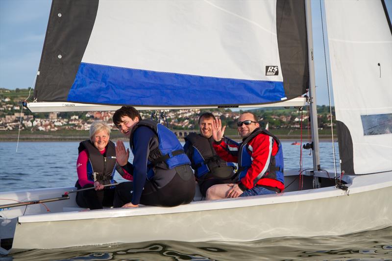 Pushing the Boat Out at Colwyn Bay photo copyright Duncan Dumbreck taken at Colwyn Bay Watersports and featuring the RS Venture class