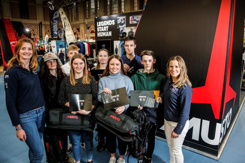 Group shot - Musto stand - photo © RYA Cymru-Wales