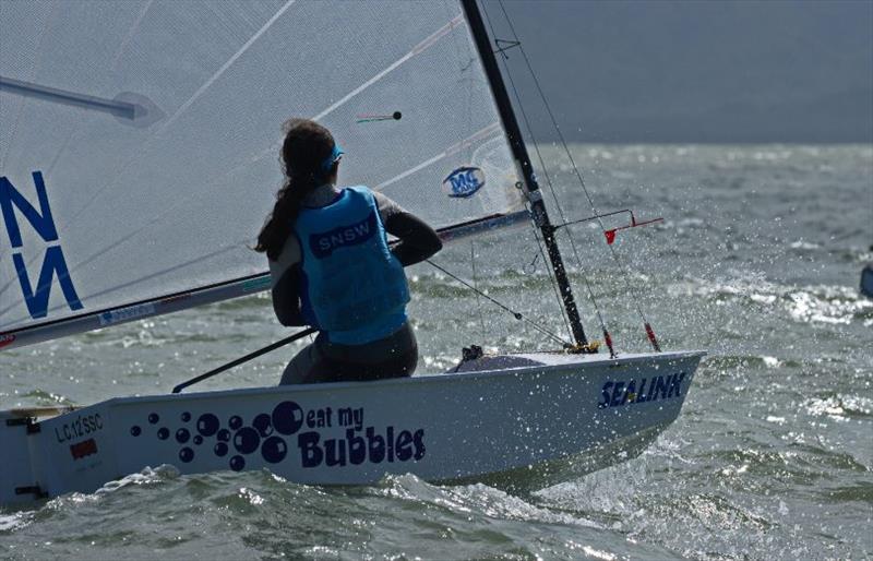 Makenzie Mayne in action - 57th Sabot Nationals and Sabot Week photo copyright R & A Sutton taken at Townsville Sailing Club and featuring the Sabot class