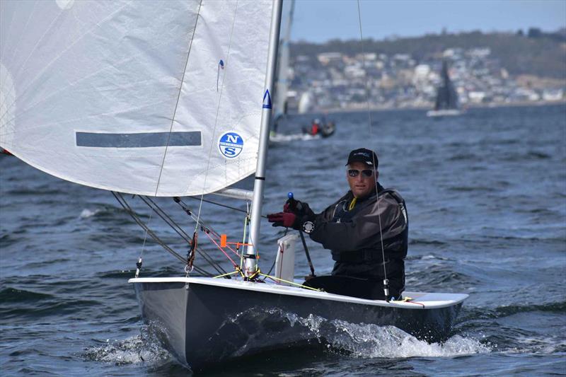 Sabre sailor Jeremy Fish finished in thrird place overall - 21st Banjo's Shoreline Crown Series Bellerive Regatta - photo © Jane Austin