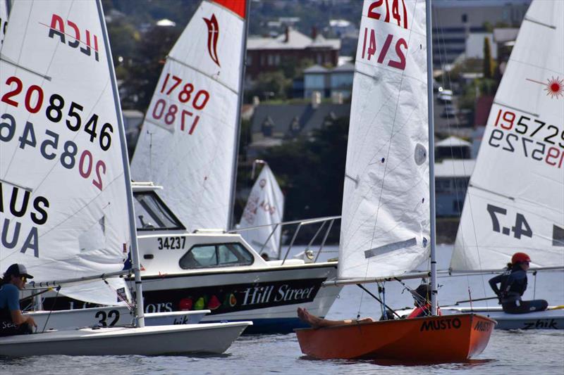 Off-the-Beach sailors waiting for a start - 21st Banjo's Shoreline Crown Series Bellerive Regatta - photo © Jane Austin