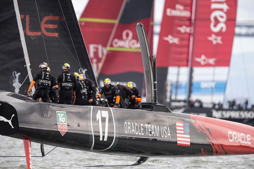 AC34 Match / ETNZ vs OTUSA DAY 10 - Race 13 / 34th America's Cup / ORACLE TEAM USA / San Francisco (USA) / 20-09-2013 - photo © Guilain Grenier Oracle Team USA http://www.oracleteamusamedia.com/