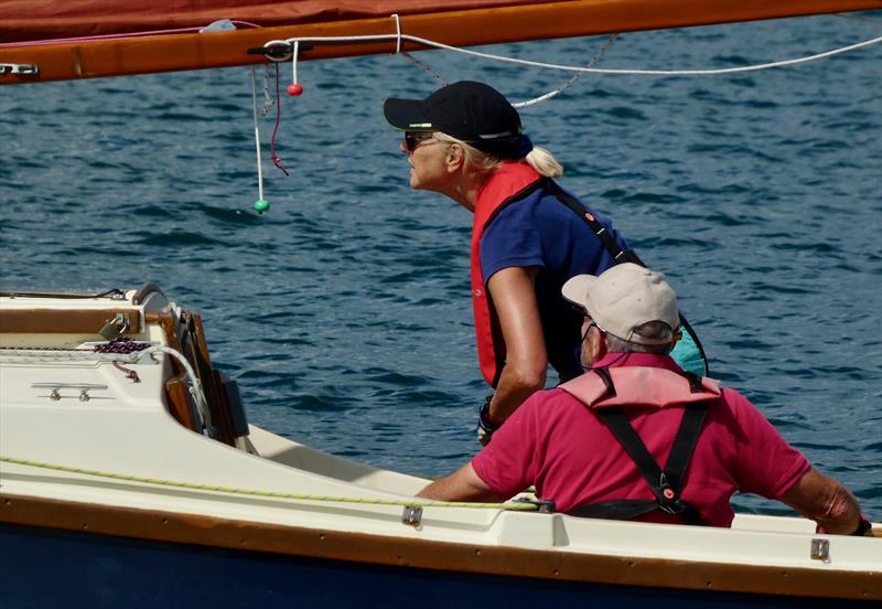 Concentration by helm and crew during the Shrimper 19 Open Championship 2024 - photo © Jeanette Ruberry