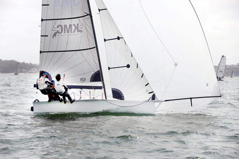 Koreman Marine Composites - Australian 16ft and 13ft Skiff Championships, day 2 photo copyright Mark Rothfield taken at  and featuring the 16ft Skiff class