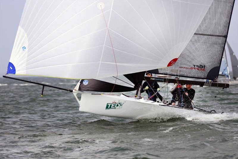 Tooheys Extra Dry Mark - Australian 16ft and 13ft Skiff Championships, day 3 photo copyright Mark Rothfield taken at Port Stephens Sailing and Aquatic Club and featuring the 16ft Skiff class