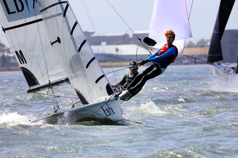 Australian 16ft Skiff titles 13ft skiff Ebix - 2025 Australian 13ft and 16ft Skiff Championships - photo © Promocean Media