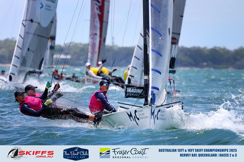 3rd Overall MCC - Kurt Hansen - Chris Williams Jackson Cranfield - 2025 Australian 13ft and 16ft Skiff Championships - photo © Promocean Media