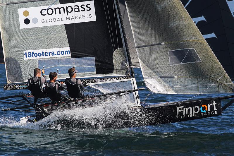 Finport Trade Finance on the way to winning today's final race of the 18ft Skiff JJ Giltinan Championship - photo © Frank Quealey