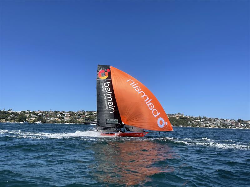 Balmain during Race 3 of the NSW 18ft Skiff Championship - photo © Frank Quealey