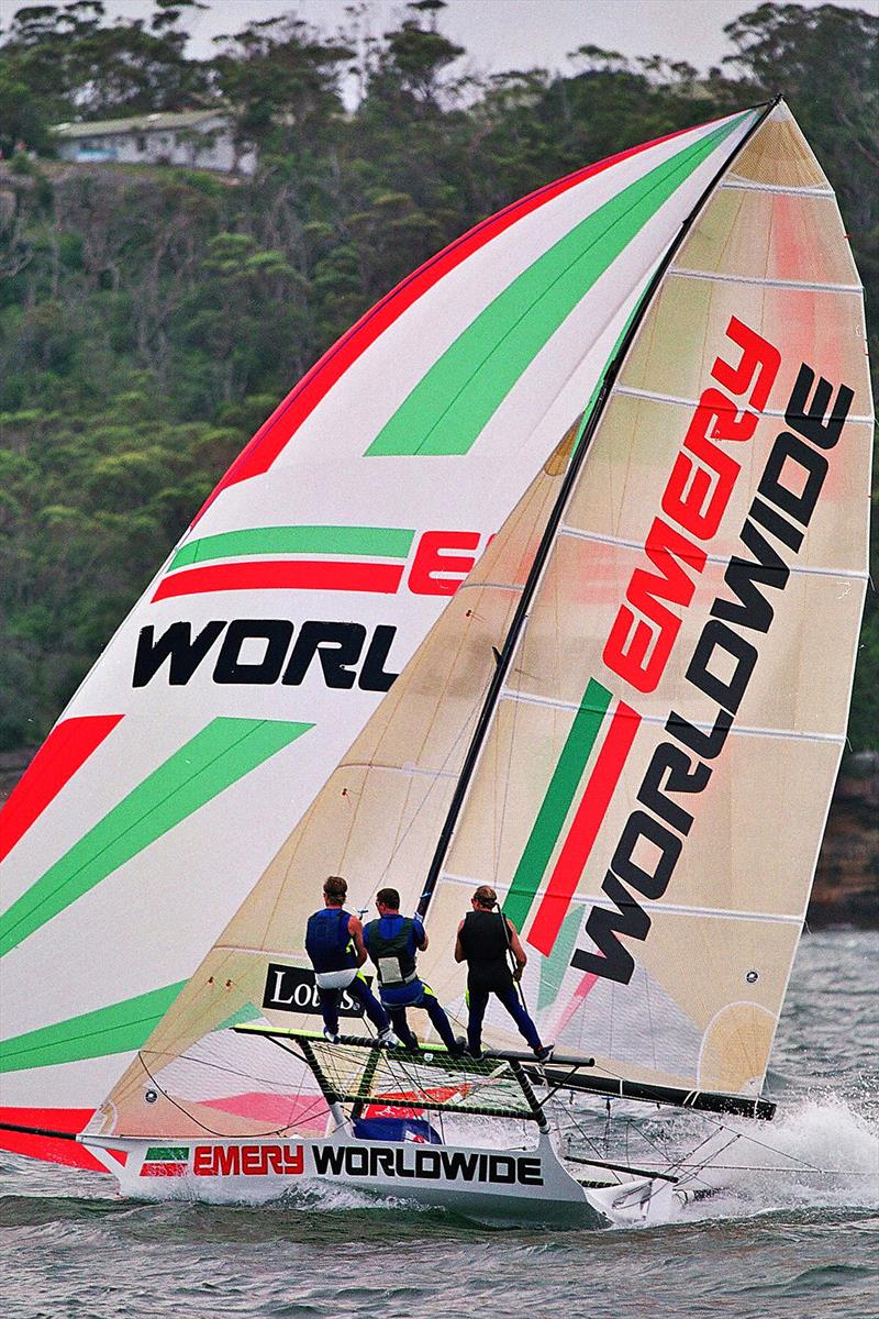 Twice world champion Howie Hamlin (USA) skippered Emery Worldwide in 1999 - photo © Frank Quealey