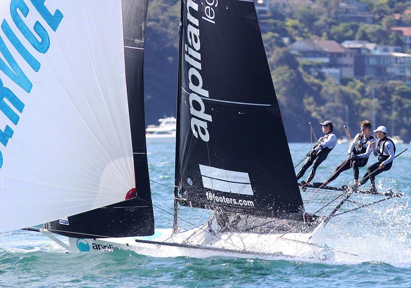 Appliancesonline, skippered by Alex Marinelli in 2021-22 season photo copyright Frank Quealey taken at Australian 18 Footers League and featuring the 18ft Skiff class